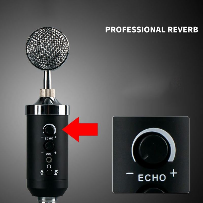 Built In Sound Card Recording Microphone Feeding Bottle Condenser Microphone Universal Card Karaoke Device