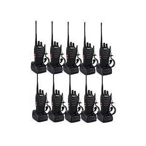 BF-888s UHF Walkie Talkie 2-way Radio Pair 5 Piece