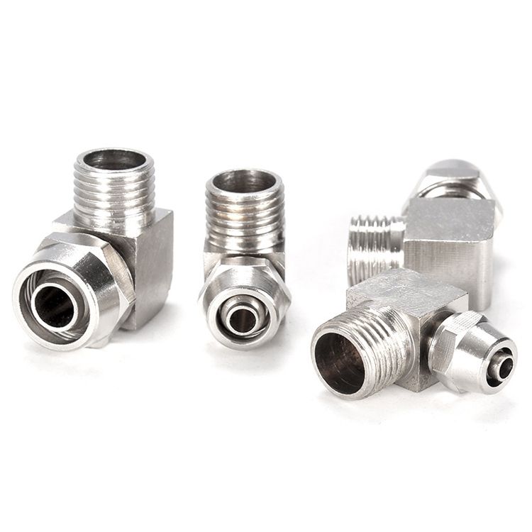 PL4-01 10pcs Copper Trachea Quick Lock Female Connector