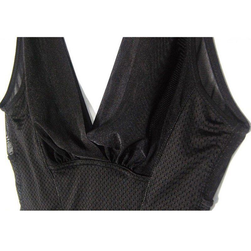 Shapewear Tummy Suit Control Underbust Women Body Shaper Slimming Underwear Vest Bodysuits Jumpsuit Correctiv L-XXL S(#Black)