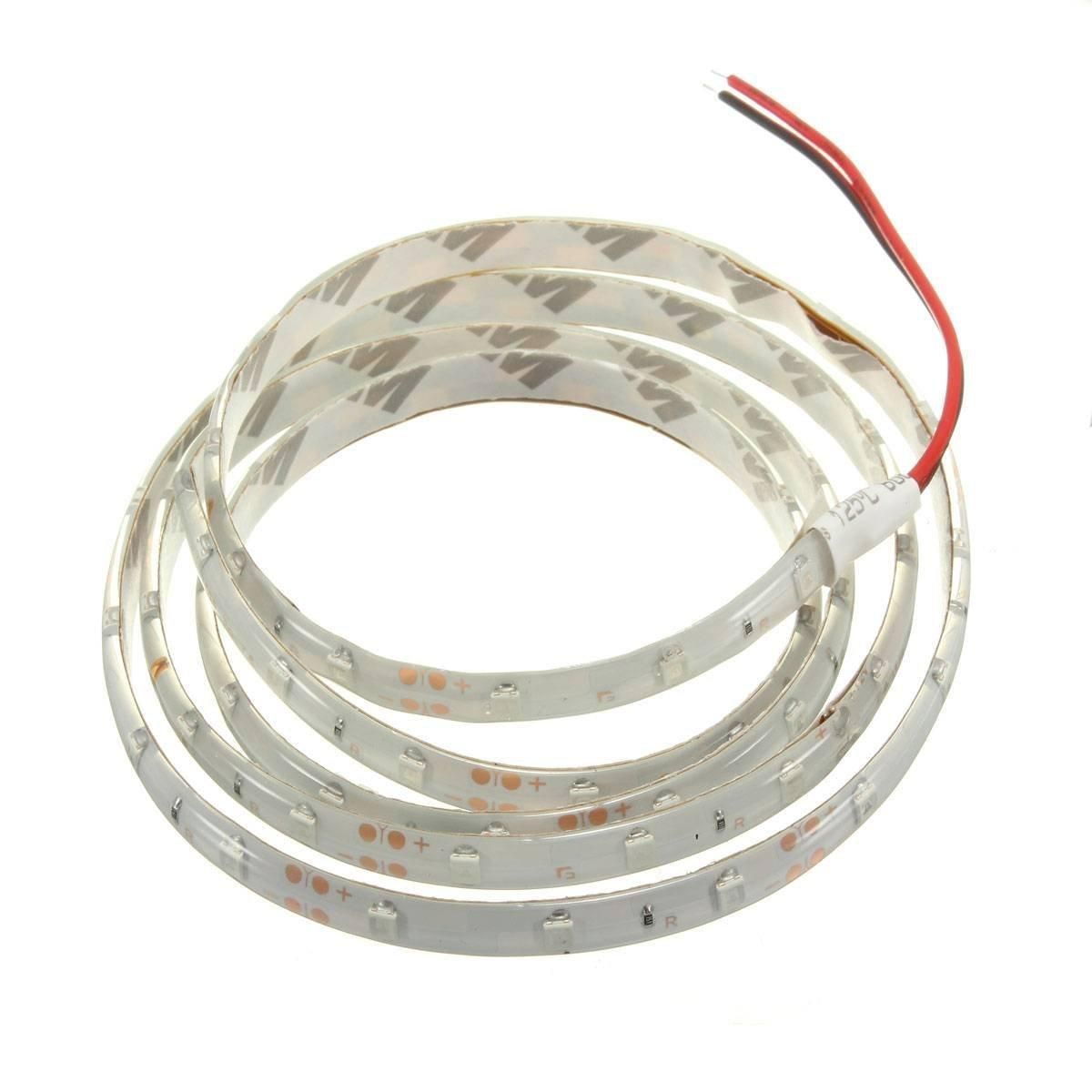 1M 60-3528 SMD Waterproof LED Light Strip DC12V  Red
