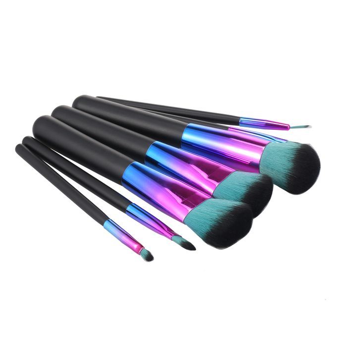 7 Pcs Makeup Brushes Colorful Makeup Brush Cosmetic Makeup-7PCS