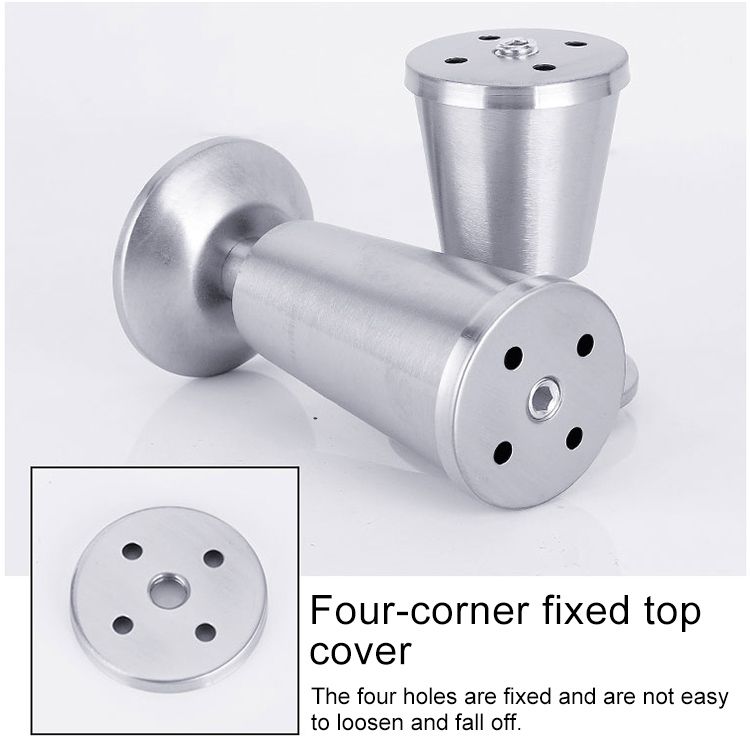 5 PCS Stainless Steel Thickened Adjustable Cupboard Foot