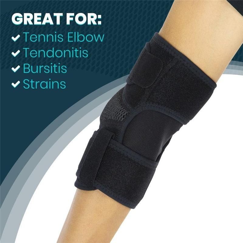 1Pcs Adjustable Elbow Pads Elbow Support Compression Wraps for Sports