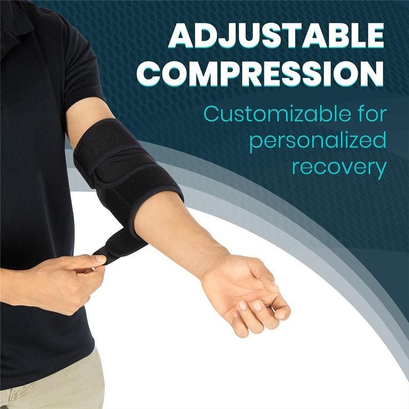 1Pcs Adjustable Elbow Pads Elbow Support Compression Wraps for Sports