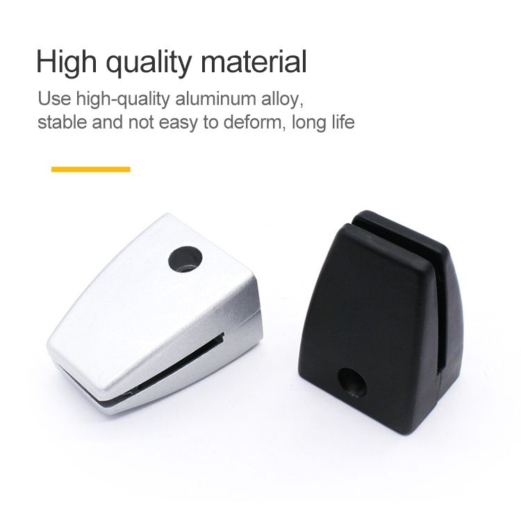 2 PCS Space Aluminum Alloy Desk Screen Clamps Screen Baffle