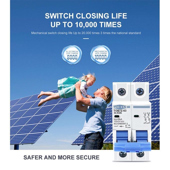 TOMZN Solar Mini Circuit Breaker DC MCB Circuit Breaker