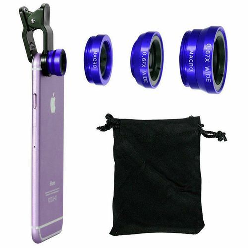 Wide-angle Macro 3-in-1 External Lens Mobile Phone Lens Telescope Lens