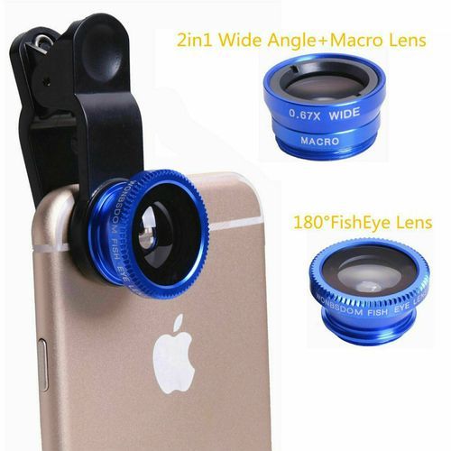 Wide-angle Macro 3-in-1 External Lens Mobile Phone Lens Telescope Lens