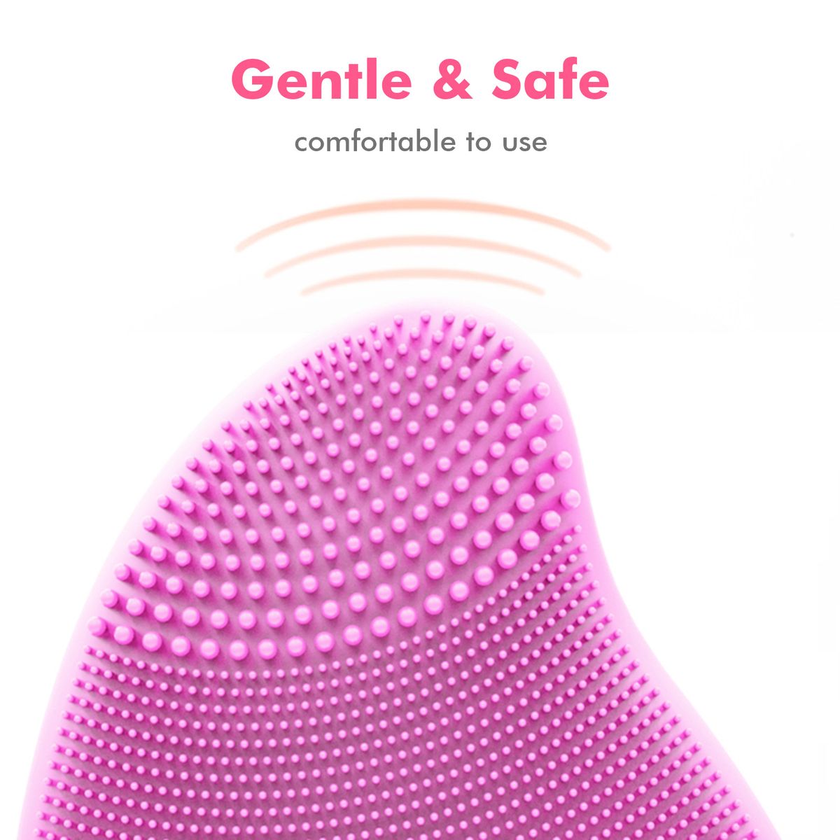Silicone Mini Facial Cleansing Brush With 15 Vibration