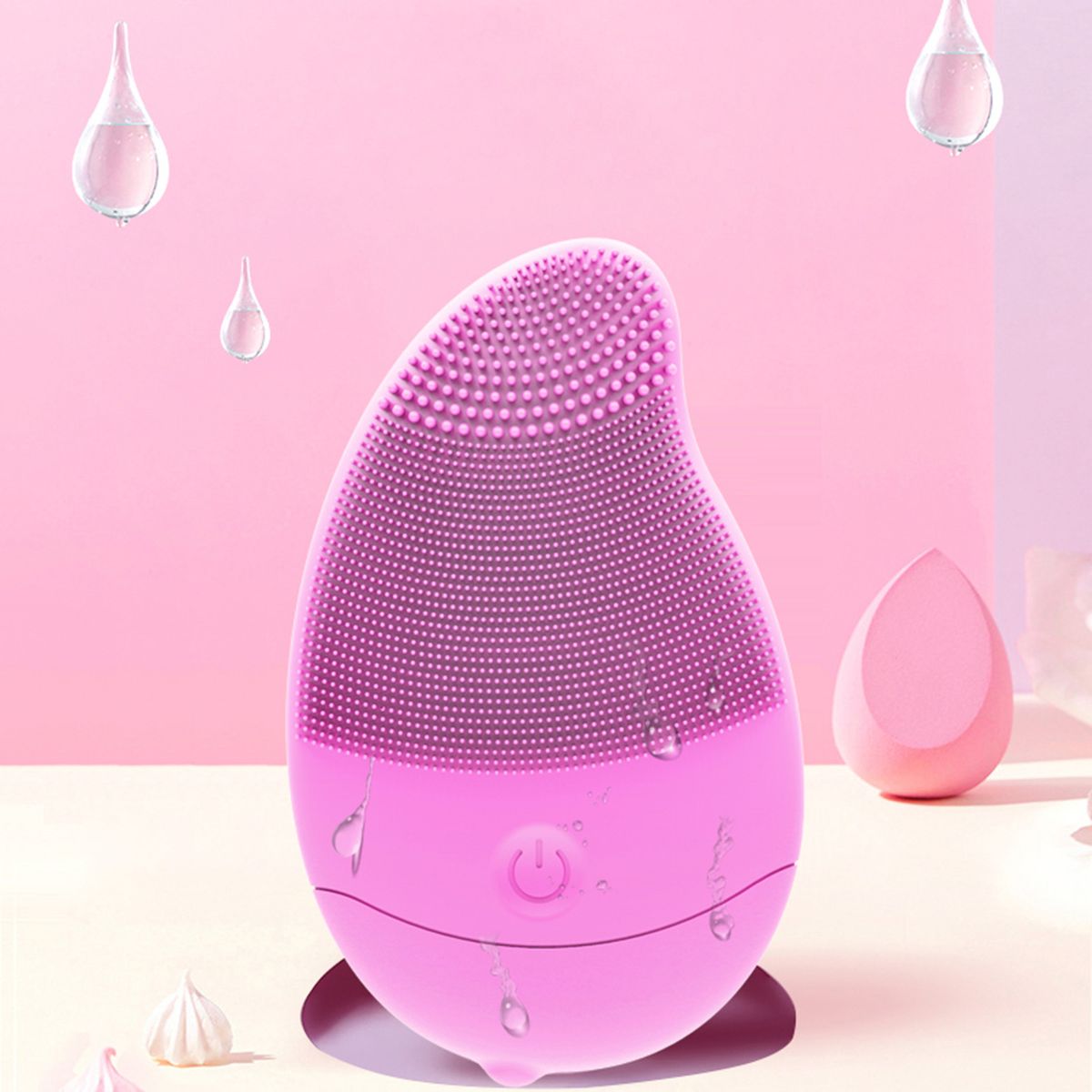 Silicone Mini Facial Cleansing Brush With 15 Vibration