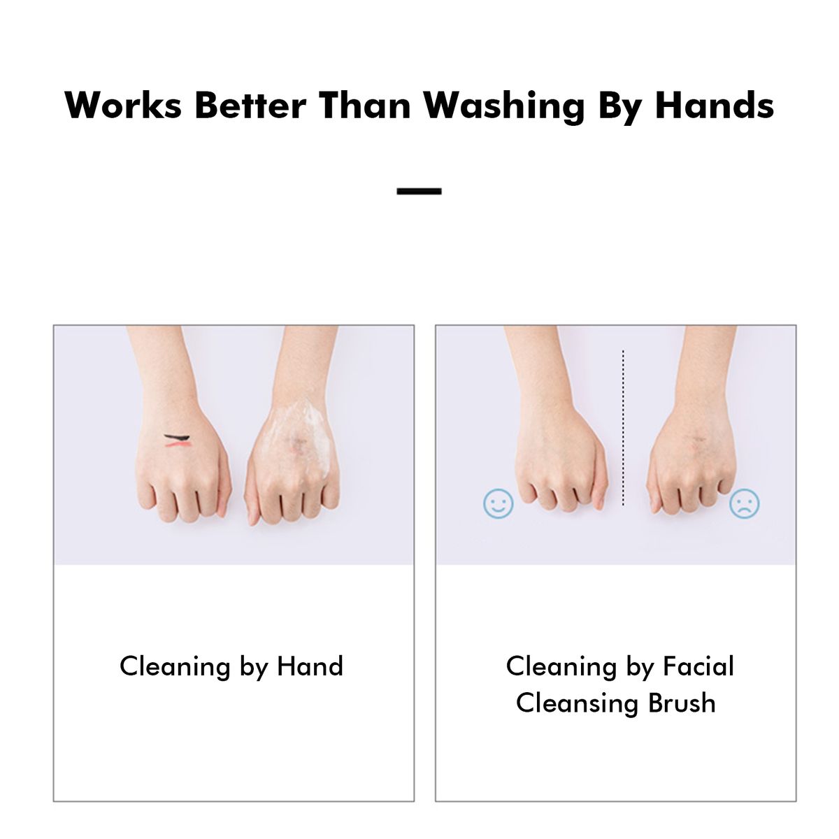 Silicone Mini Facial Cleansing Brush With 15 Vibration