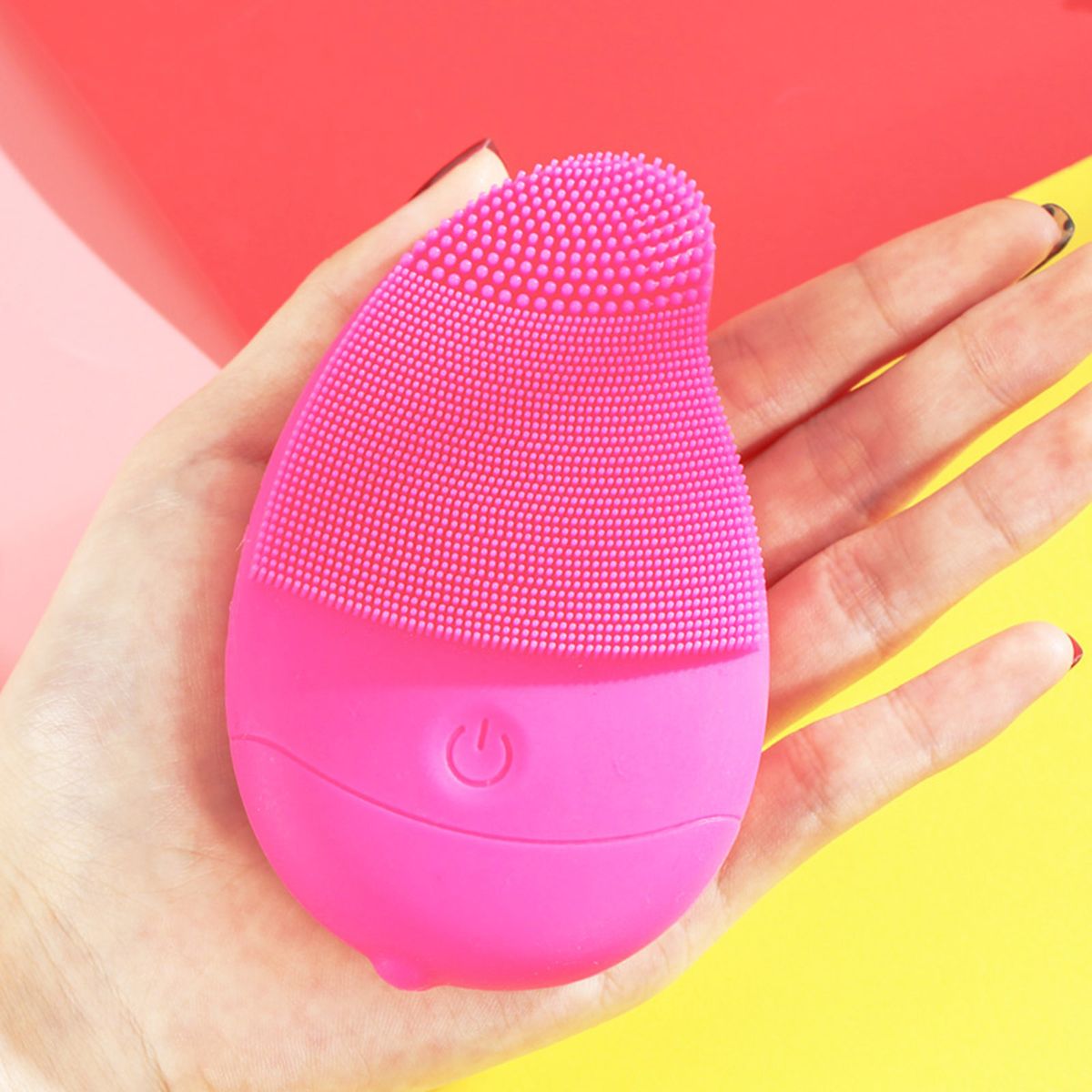 Silicone Mini Facial Cleansing Brush With 15 Vibration