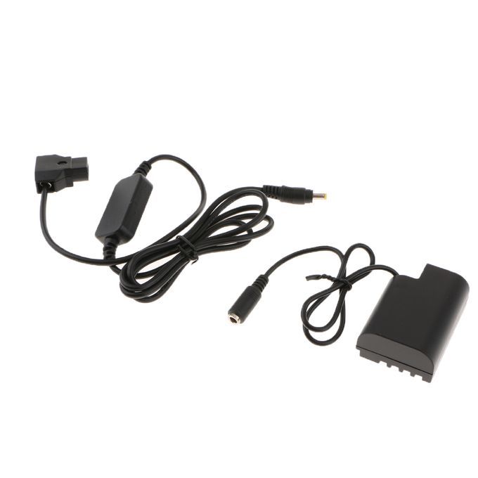 Dummy Battery DMW-DCC12 DC Coupler + Dtap Cord For Panasonic DMC-GH5