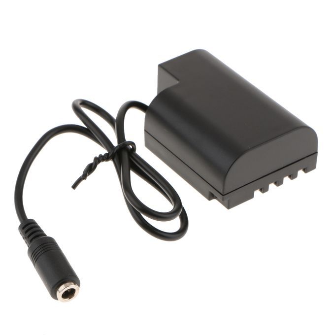 Dummy Battery DMW-DCC12 DC Coupler + Dtap Cord For Panasonic DMC-GH5