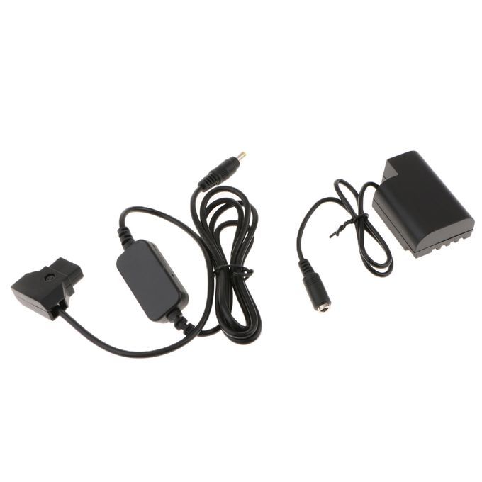 Dummy Battery DMW-DCC12 DC Coupler + Dtap Cord For Panasonic DMC-GH5