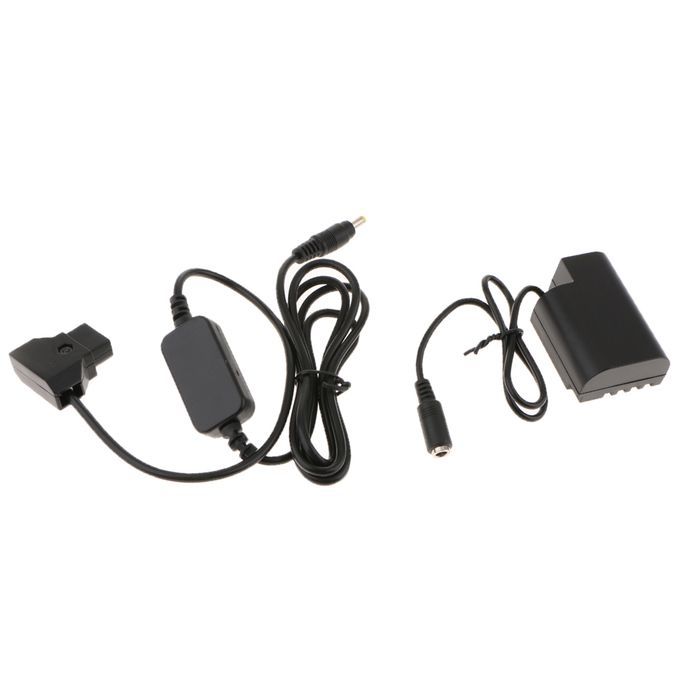 Dummy Battery DMW-DCC12 DC Coupler + Dtap Cord For Panasonic DMC-GH5