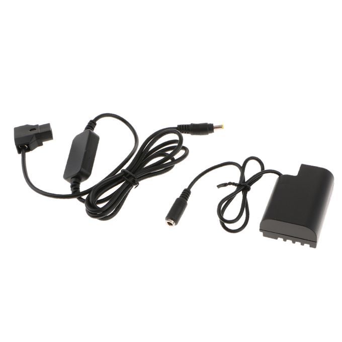 Dummy Battery DMW-DCC12 DC Coupler + Dtap Cord For Panasonic DMC-GH5