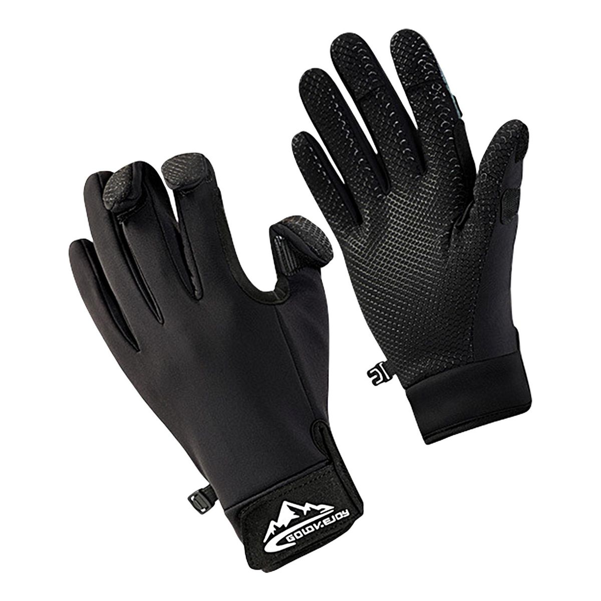 Fishing Autumn Winter Men Women Motorcycle Riding Black