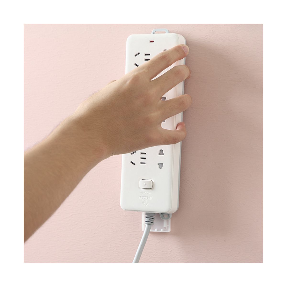 Punch Free Socket Holder, Power Strip Holder Fixator,