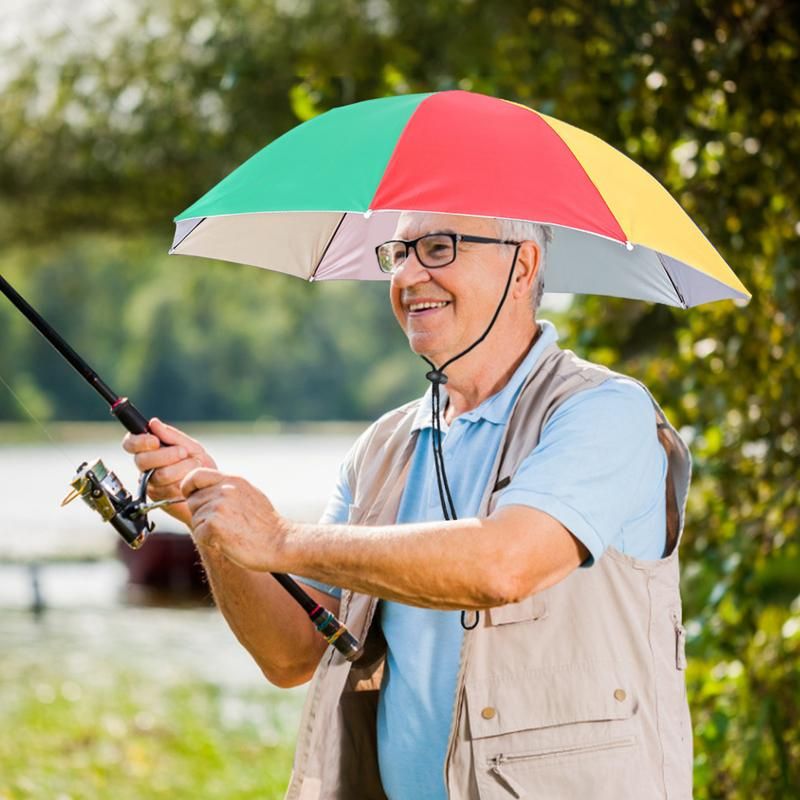 Head Umbrella Folding Umbrella Hat For Adults And Kids UV Protection Umbrella Hats For Adults Kids Women Men Umbrella Hat For Blue