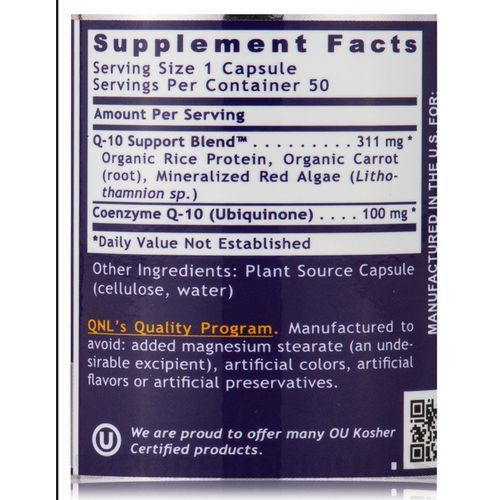CoQ-10 100 Mg  50 Caps  Fermented