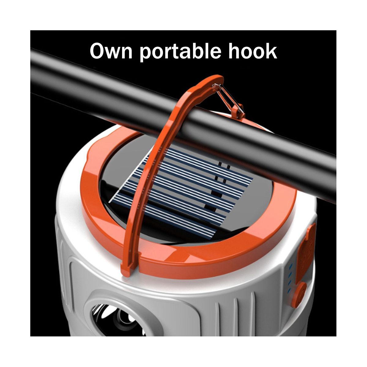Solar Charging LightUSB Charging 24Lamp Bead  Night Market Lamp Mobile Outdoor Camping Power Outage Emergency Lamp