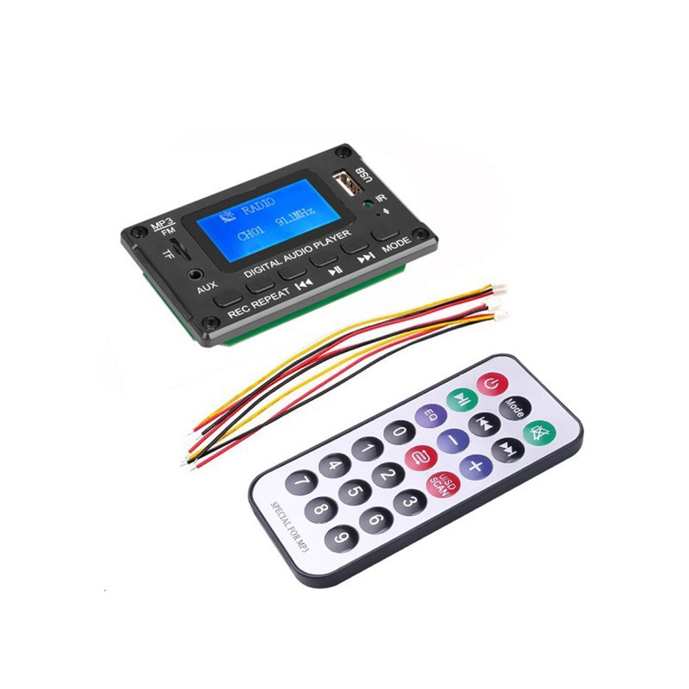 MP3 Player Sound Accessories FM Aux Radio Supports Bluetooth-compatible Calls With Remote Control