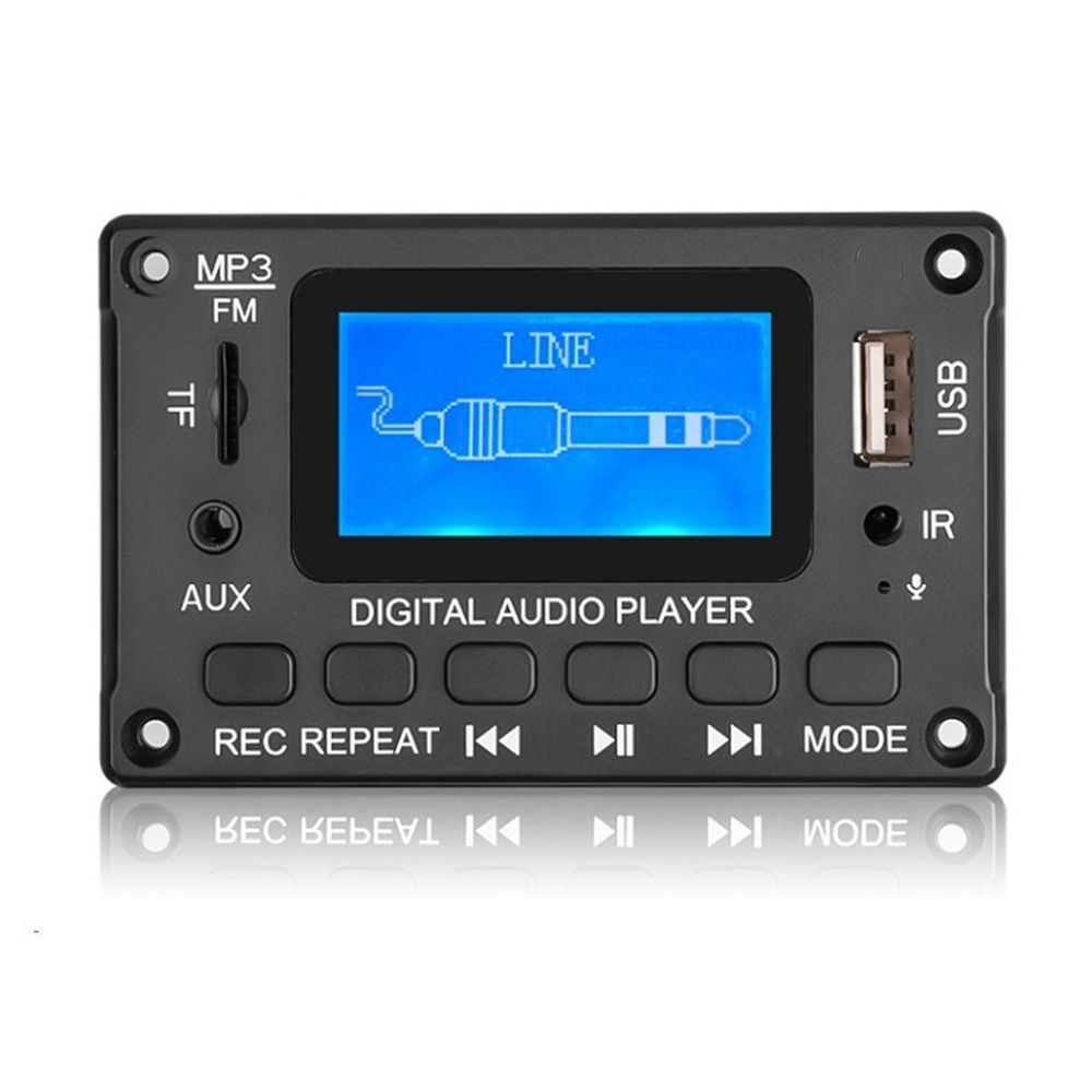 MP3 Player Sound Accessories FM Aux Radio Supports Bluetooth-compatible Calls With Remote Control