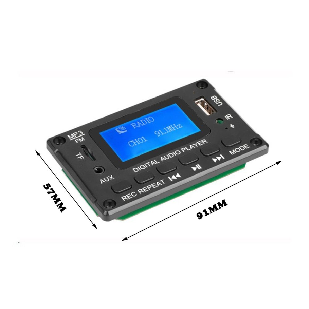 MP3 Player Sound Accessories FM Aux Radio Supports Bluetooth-compatible Calls With Remote Control