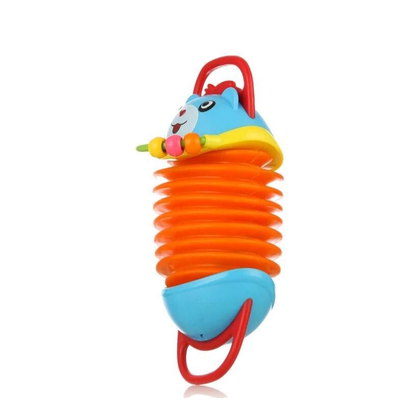 New Cartoon Baby Toys accordion toys Built-in rattles teething stick 6 Months Soft Animal Baby Rattles Children Infant Newborn