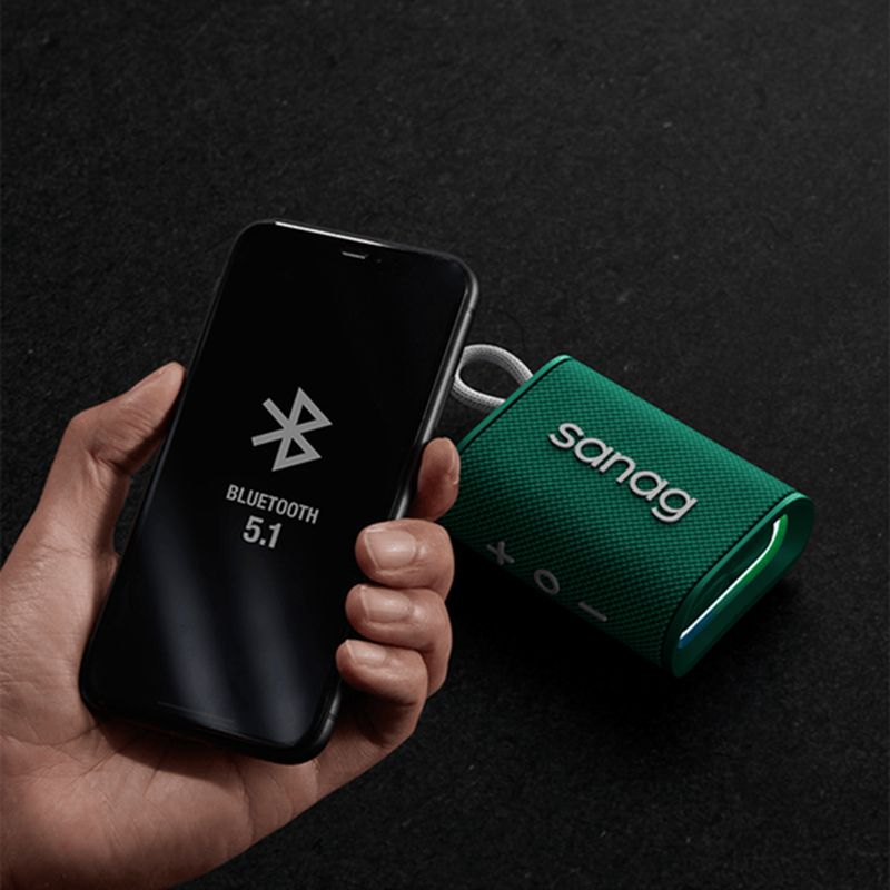 M13S PRO RGB Outdoor Bluetooth Portable Talkable Mini Speaker Green