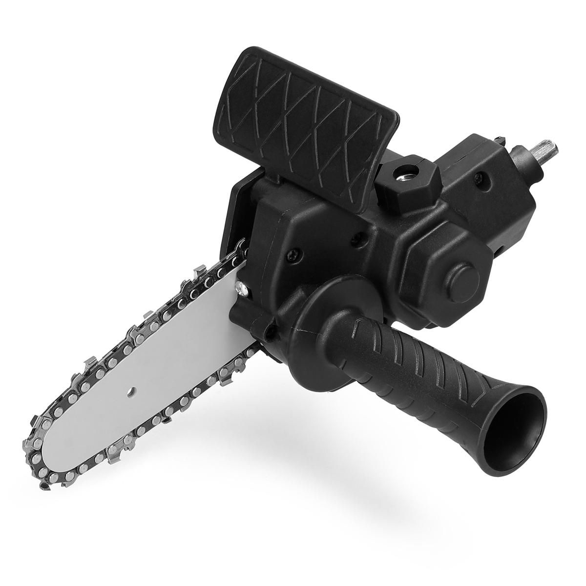 4 Inch Portable Electric Drill Electric Chain Saw Adapter Conversion Head for Electric Drills Woodworking Tools Orange