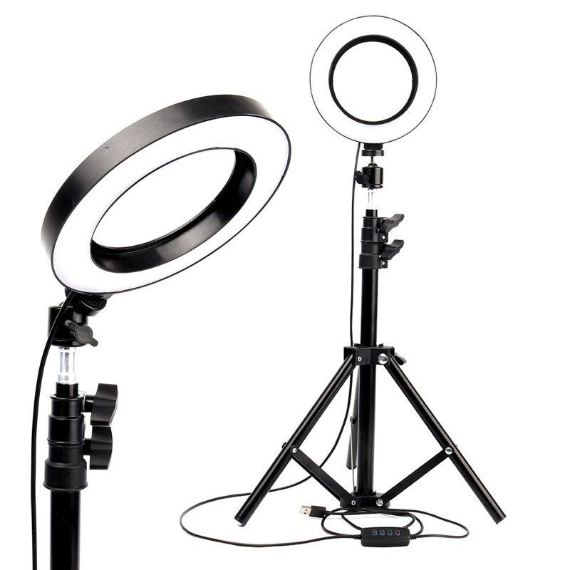 Selfie Ring Light Tripod Stand For Live Videos