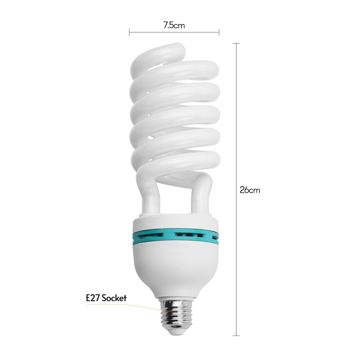 E27 220V 5500K 135W Photo Studio Bulb Video Light