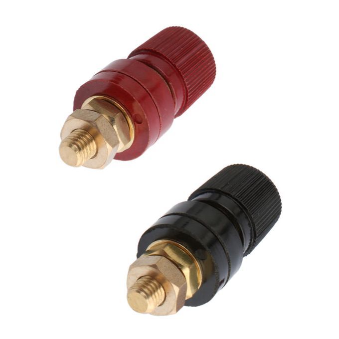 2x Binding Post 200A M8 8mm Copper Screw Thread Pictch Electrical