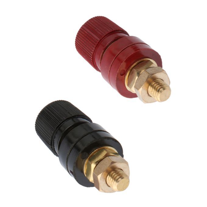 2x Binding Post 200A M8 8mm Copper Screw Thread Pictch Electrical