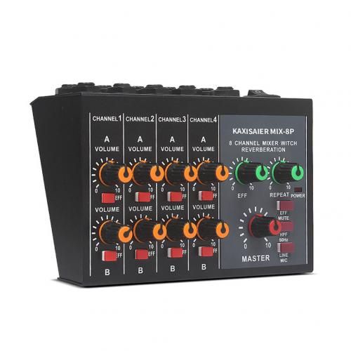 Portable Digital 8-Channel Stereo Sound Mixing Console