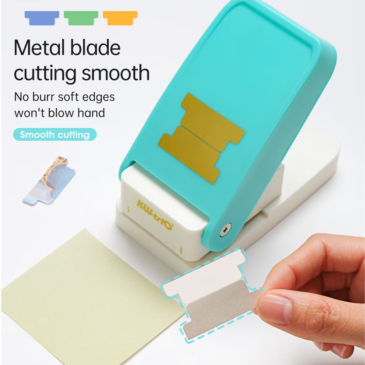 KW-trio BQJ-04 Tab Punch Loose-leaf Separator DIY Index