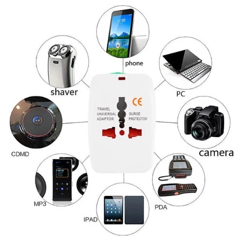 Universal Travel Adapter NO USB Port - 1 Piece
