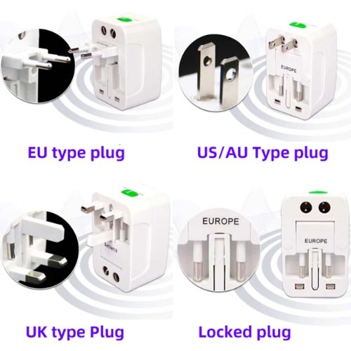 Universal Travel Adapter NO USB Port - 1 Piece