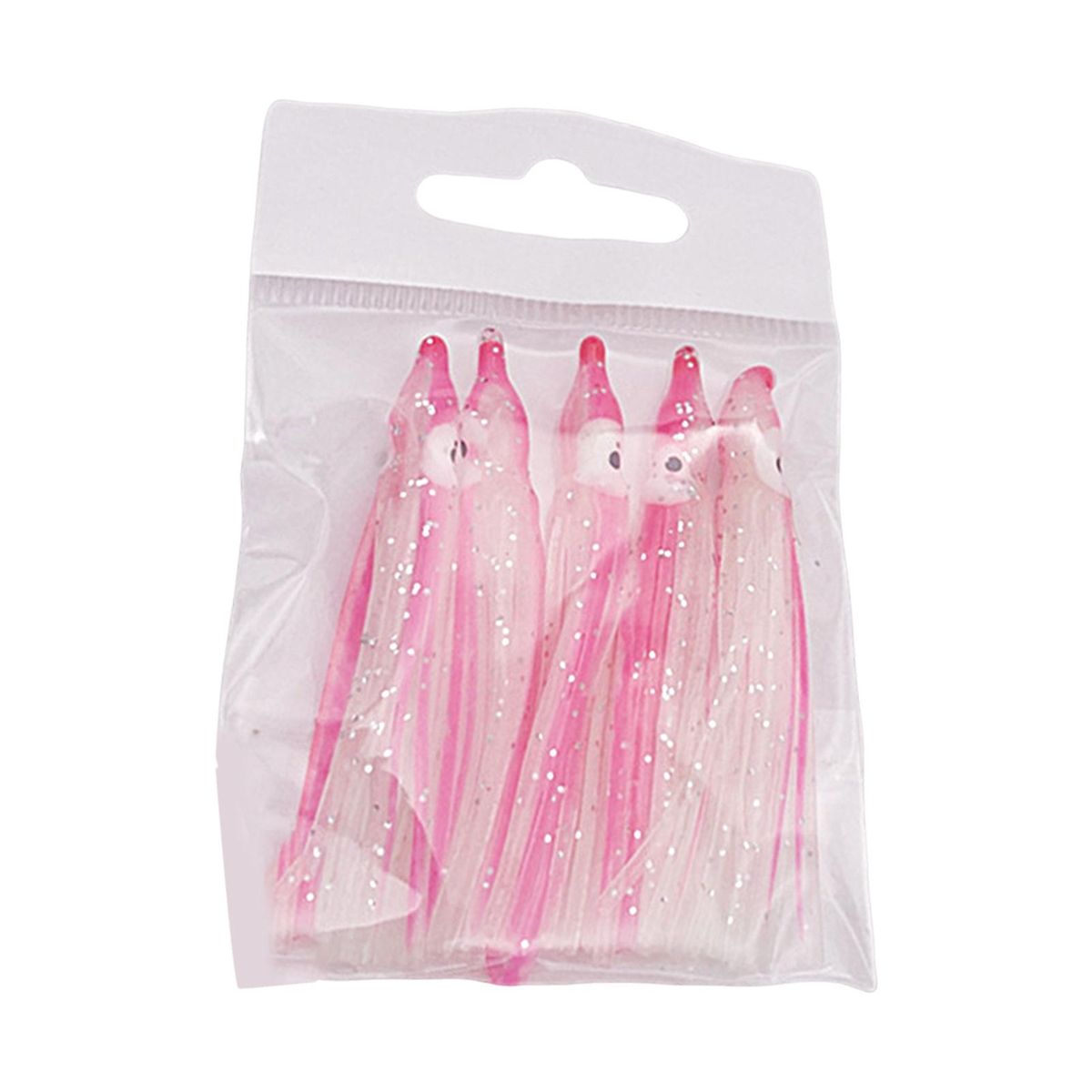 5Pcs Octopus Baits Seawater Boat Fishing Soft Squid Skirt Baits G