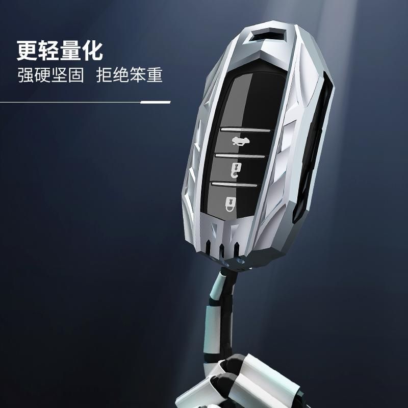 Zinc Alloy Car Key Fob Case Cover Protector For Toyota Camry RAV4 Prius CHR C-HR Avalon Corolla Land Cruiser Prado Accessories