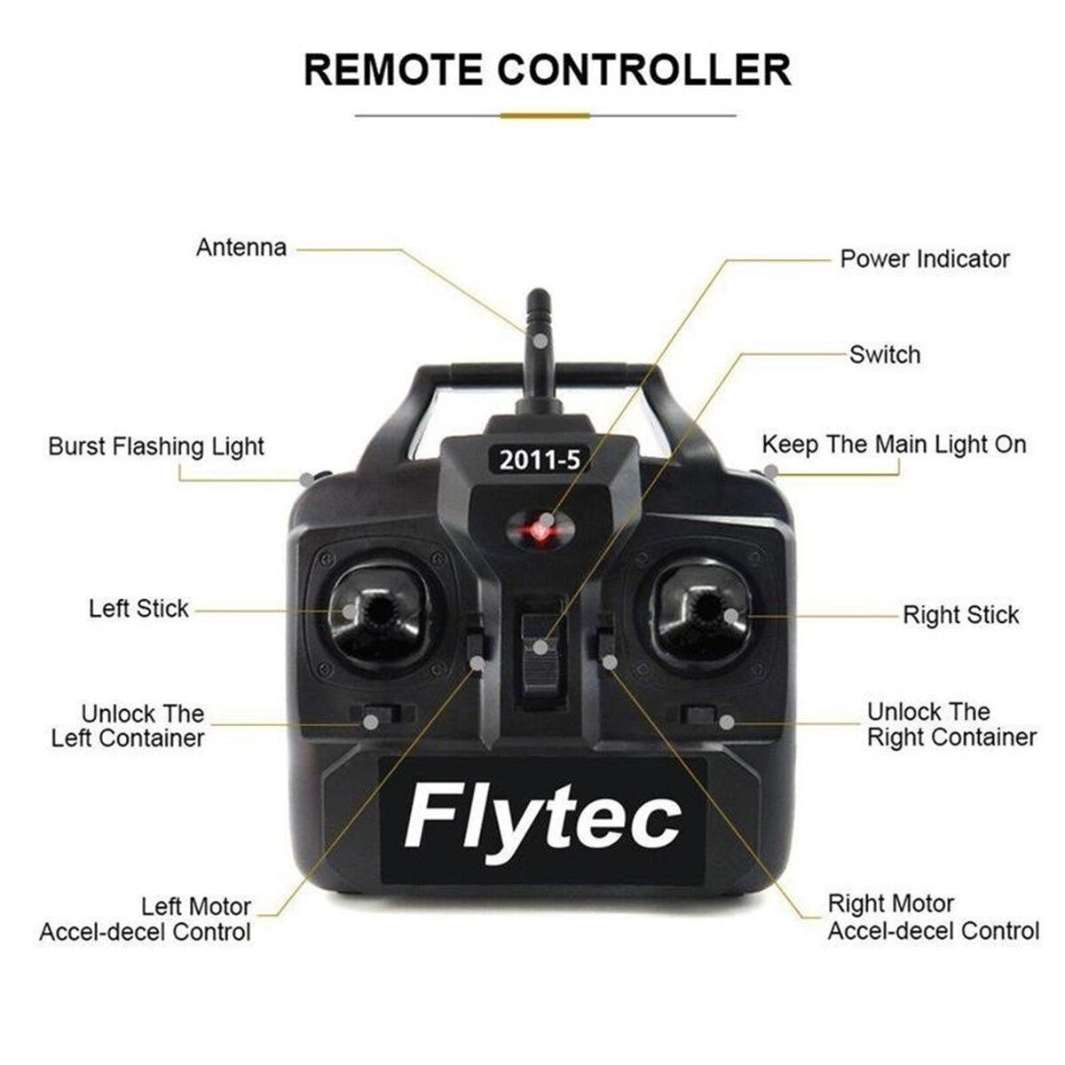 2011-5.012 Remote Control Device For Flytec 2011-5 Bait Boat Body Part