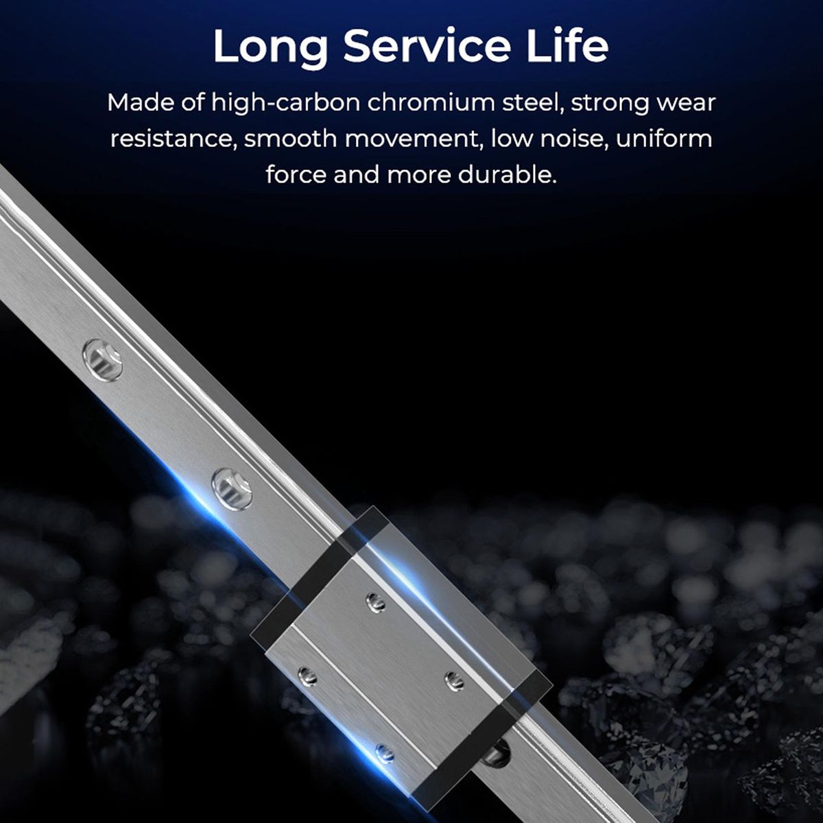 CREALITY Linear Guide Rail Kit High Precision Printing High Speed Printing and Long Service Life for 3D Printers Ender-3/ Ender-3 Pro/ Ender-3 V2