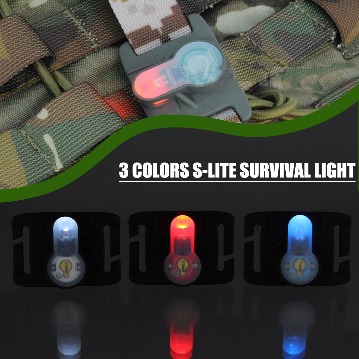 Outdoor S-LITE System Safety Survival Signal Strobe LED Light
