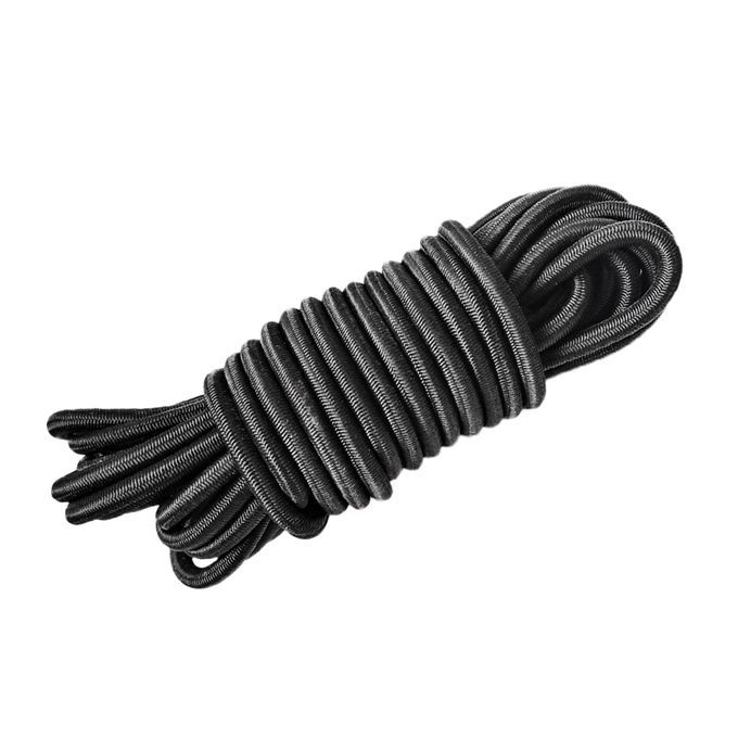 4mm 5m Strong Bungee Rope Elastic Stretch Shock Cord Boat Tie Black