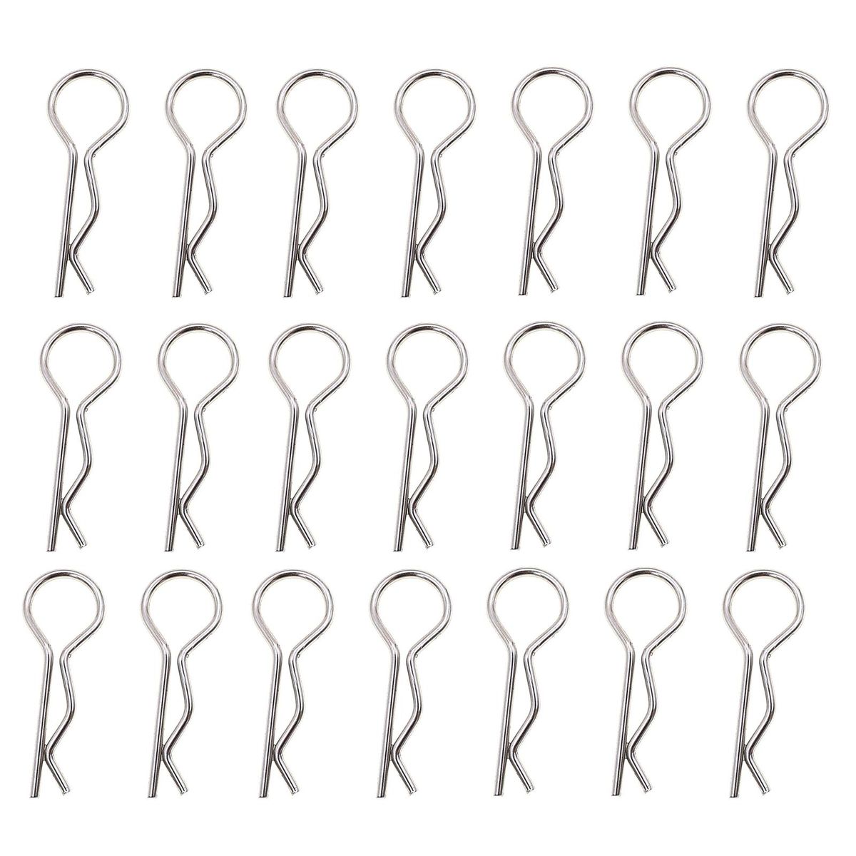 100PCS 1:16 Universal Car Shell Clip Pin Buckles 02053 86090 85734 R Clips Replacement for HSP On-road Remote Control Cars Accessories