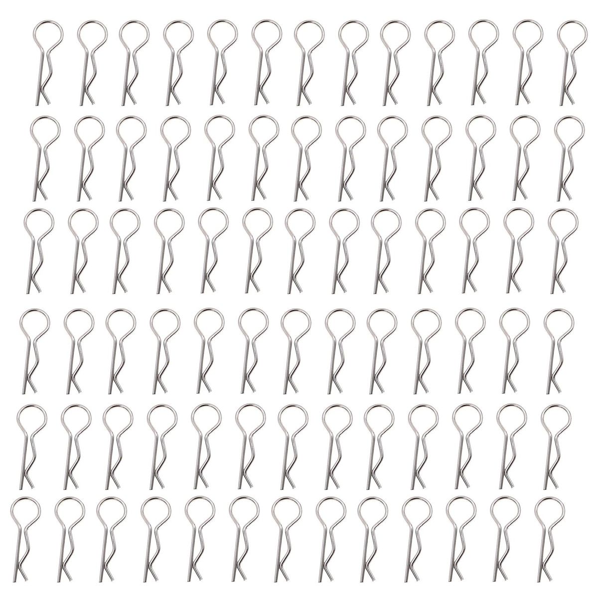 100PCS 1:16 Universal Car Shell Clip Pin Buckles 02053 86090 85734 R Clips Replacement for HSP On-road Remote Control Cars Accessories