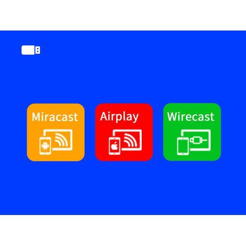 T20 Built-in Same-screen Version Of The Mini Portable Storage Bag USB LED Home Photo Media Video Payer Cinema Projector